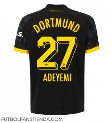 Borussia Dortmund Karim Adeyemi #27 Segunda Equipación 2023-24 Manga Corta